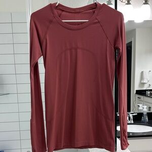 lululemon athletica Long Sleeve Top - Dusty Rose